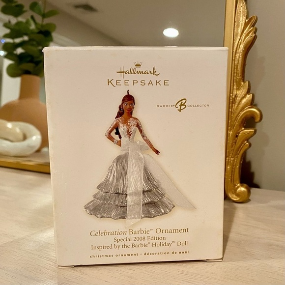 NEW 2008 AA Celebration Ornament
Hallmark Barbie Doll African American
Holiday - Picture 5 of 7